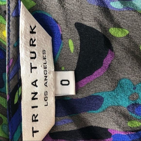 *404 Trina Turk Silk Mambo Mini Dress - Picture 7 of 7